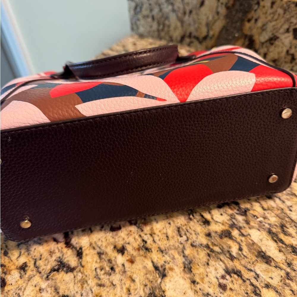 Kate Spade floral pebble leather purse - Picture 2 of 8